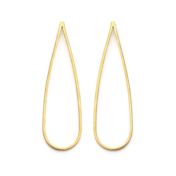 Teardrop Stud Earrings