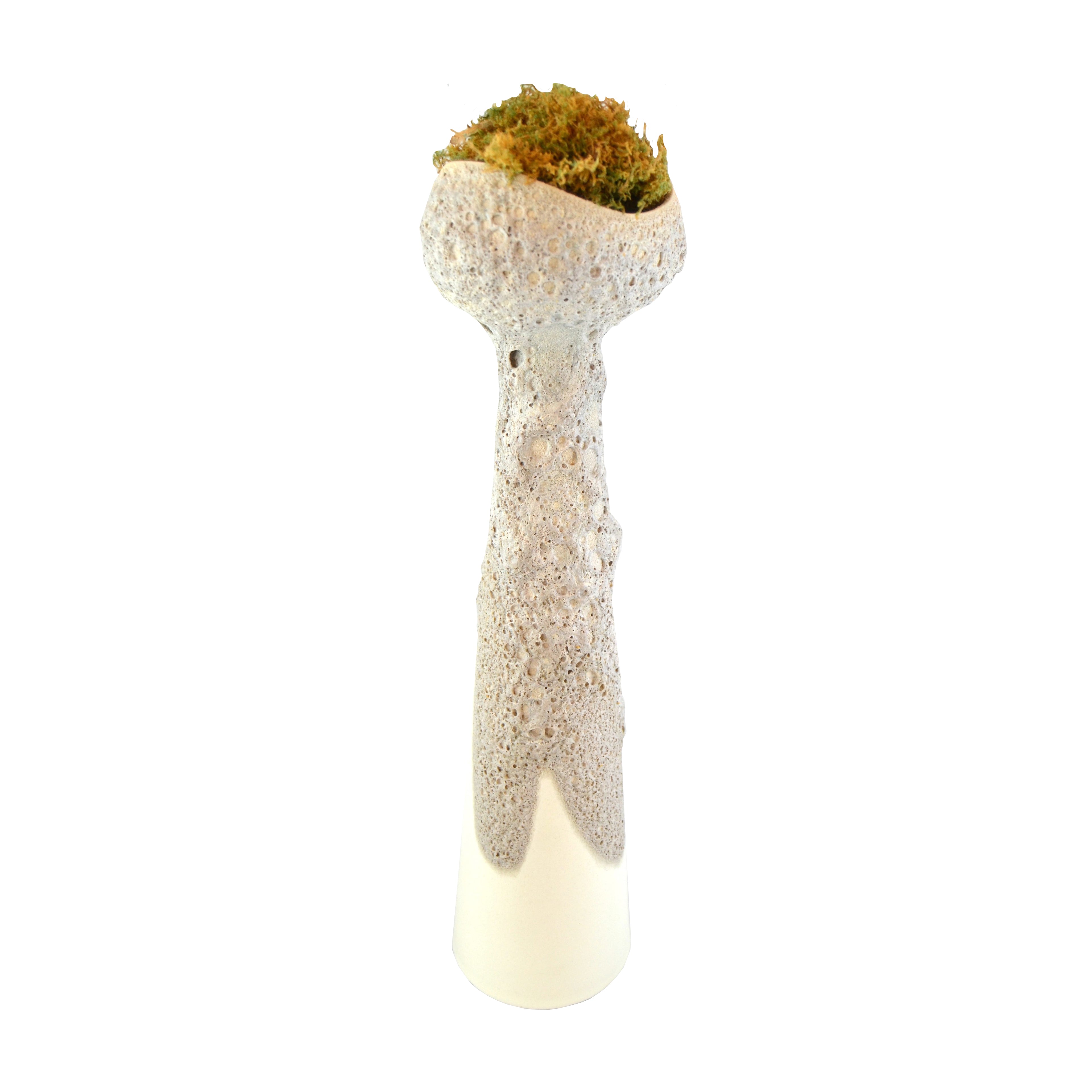 Moon White Tall Candlestick