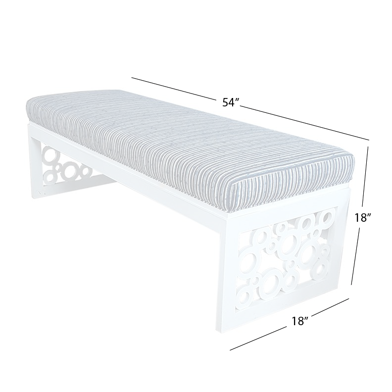 Salon Gable Bench