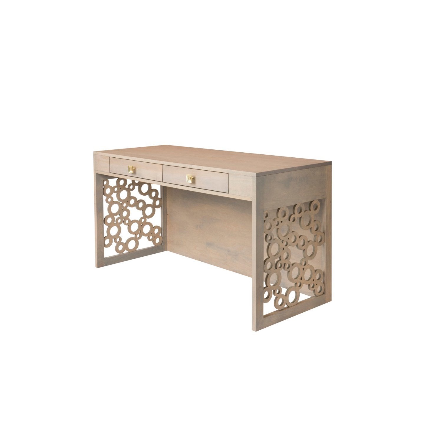 Salon Gable 2-Drawer Desk and Chair