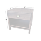Salon Mabel 1-Drawer Nightstand