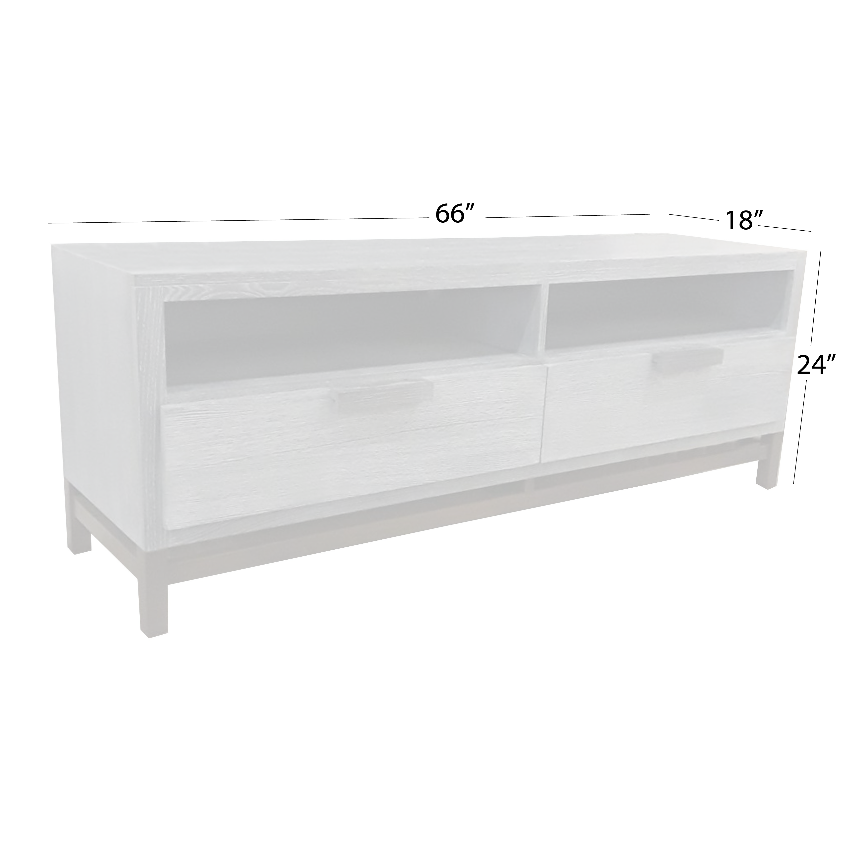 Sheridan Road 2-Drawer Media Cabinet
