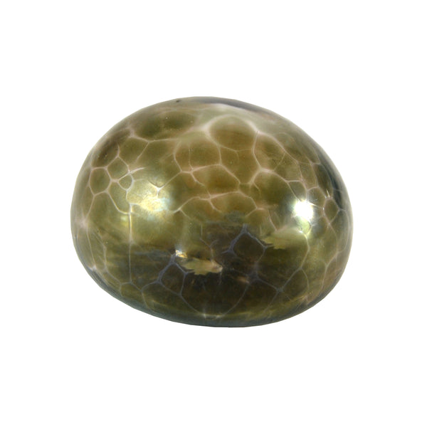 Artisan Glass Ball, Dark Green