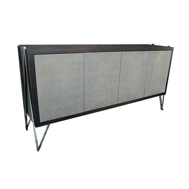 Stella Cabinet with Mappa Burl Doors
