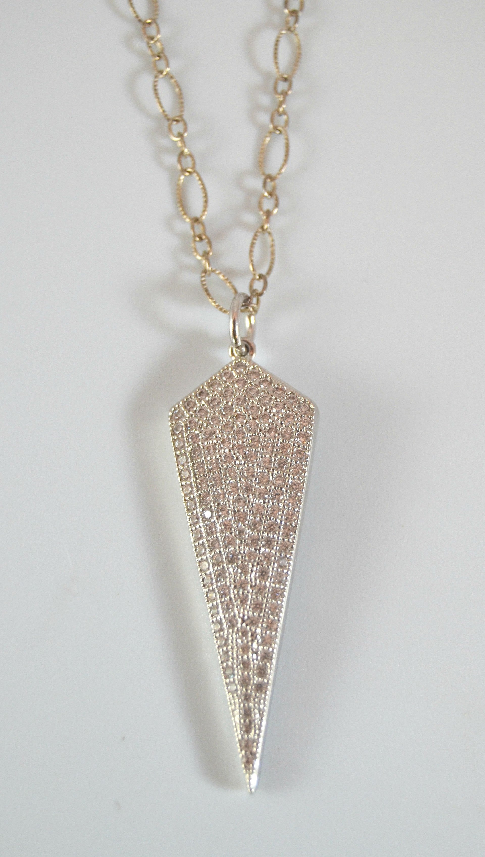Triangular Pendant Necklace