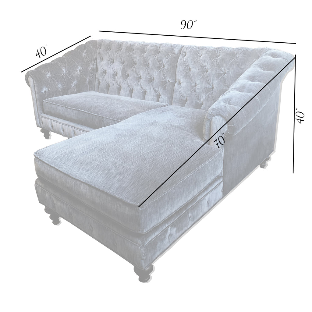 Modern Chesterfield Sectional