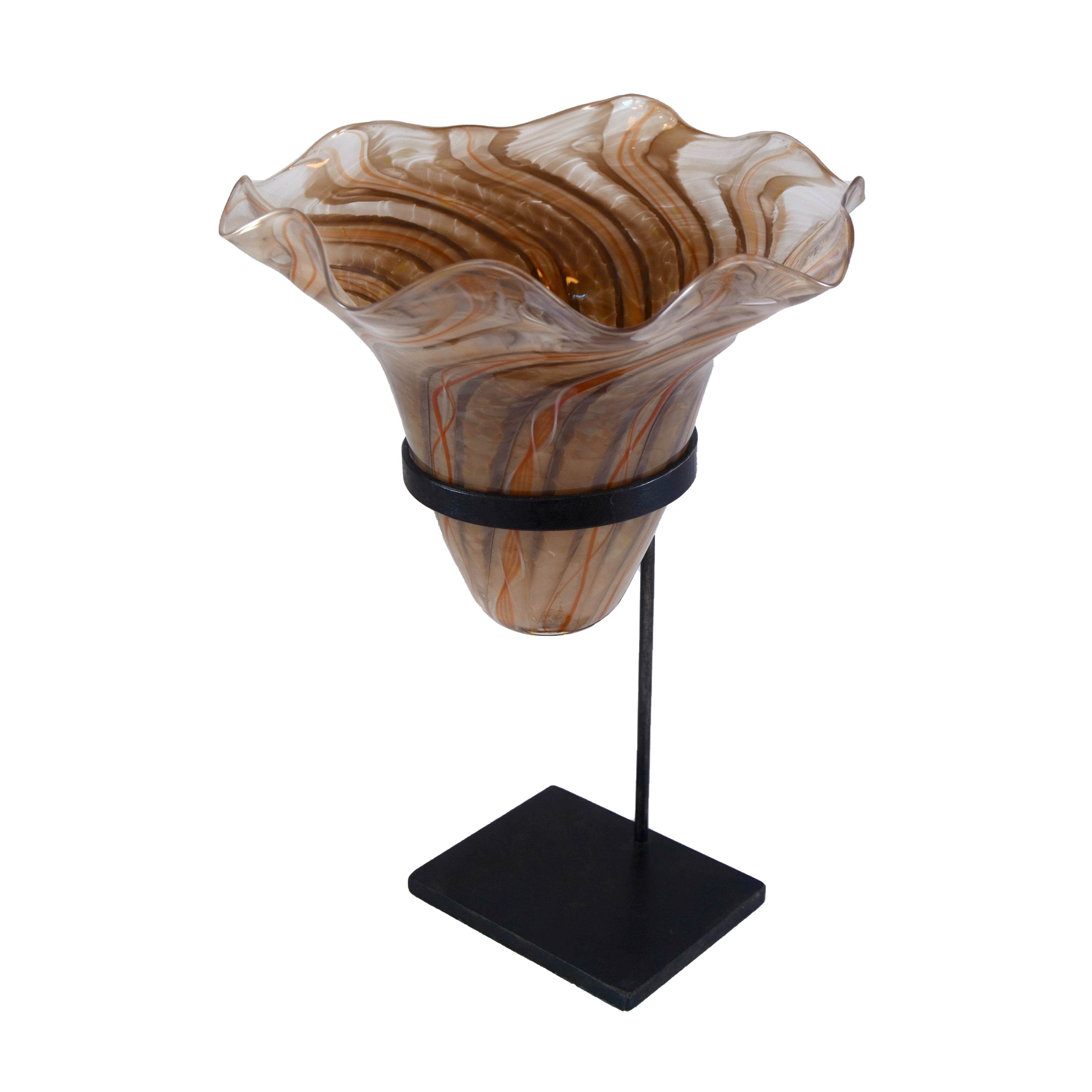 Vase with Iron Stand