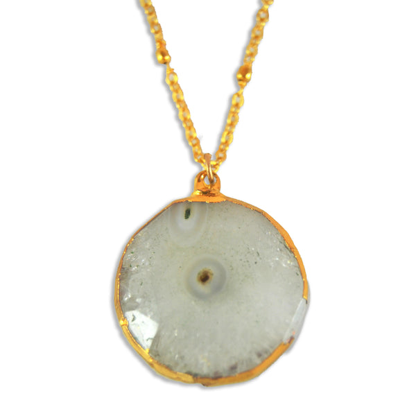 White Stone Pendant