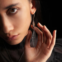 23-2003 Internal Pyramids Earrings by Mariella Pilato