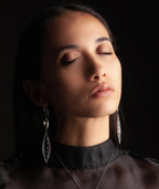 23-2003 Internal Pyramids Earrings by Mariella Pilato