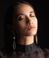 23-2003 Internal Pyramids Earrings by Mariella Pilato